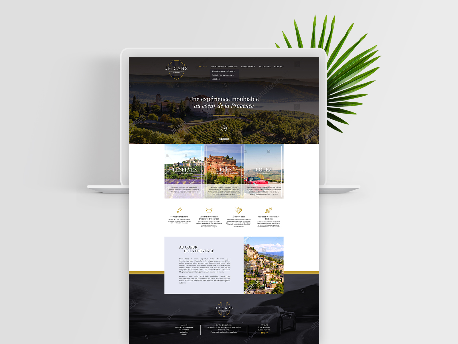 Web design personnalisé - JMCARS